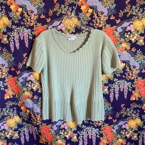Vintage faded glory knit top